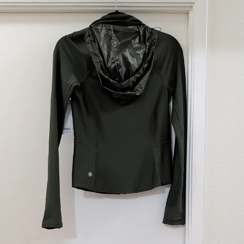 Athleta Interval Jacket Aspen Olive NWT - Picture 4 of 8